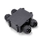 Złącze kablowe hermetyczne do przewodów elektrycznych / Ilość przewodów: 4 / Przekrój żyły: 0,5-2,5mm² / Średnica kabla: 8-12mm / IP68 / Czarny