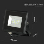 10W Naświetlacz LED SMD / Barwa: Zielony / Obudowa: Czarna