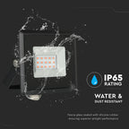 10W Naświetlacz LED SMD / Barwa: Czerwony / Obudowa: Czarna