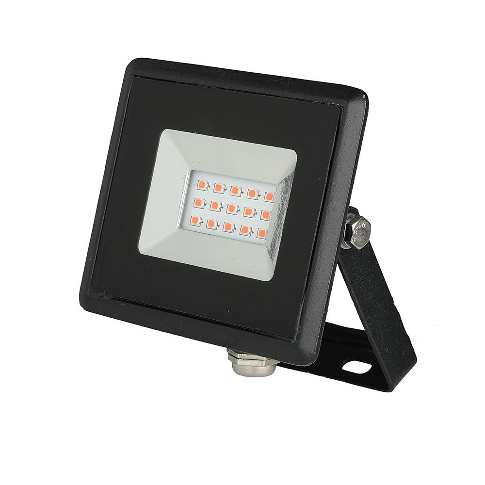 10W Naświetlacz LED SMD / Barwa: Czerwony / Obudowa: Czarna