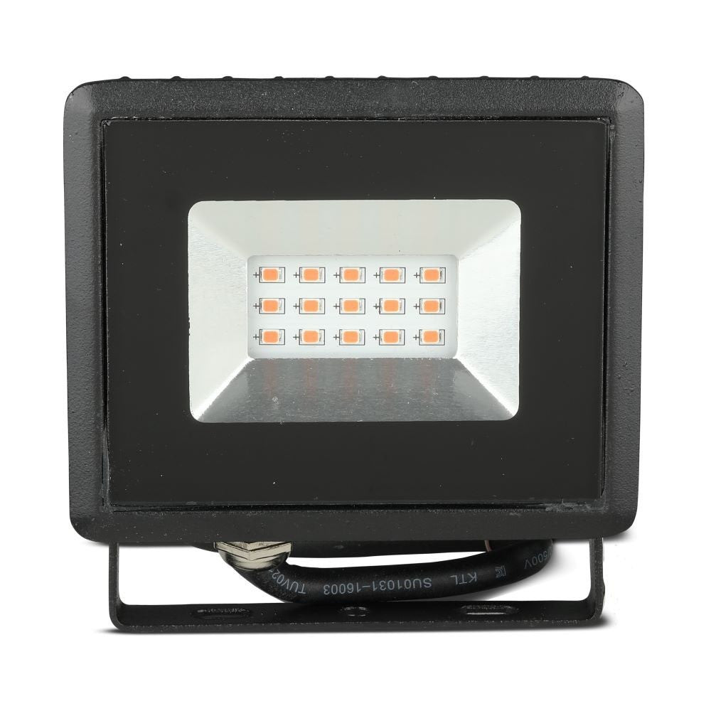 10W Naświetlacz LED SMD / Barwa: Czerwony / Obudowa: Czarna