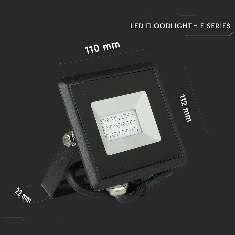 10W Naświetlacz LED SMD / Barwa: Niebieski / Obudowa: Czarna