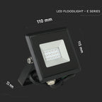 10W Naświetlacz LED SMD / Barwa: Niebieski / Obudowa: Czarna