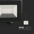 20W Naświetlacz LED SMD / Barwa: Czerwony / Obudowa: Czarna