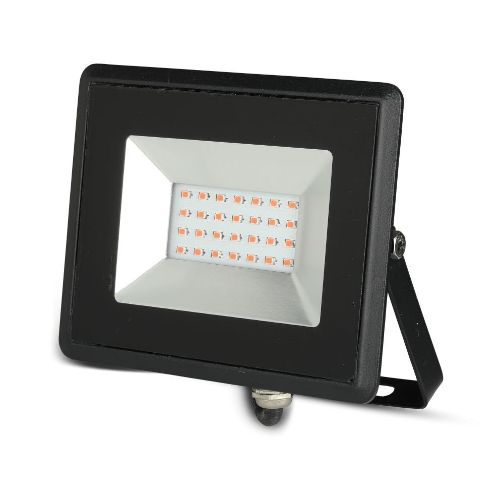 20W Naświetlacz LED SMD / Barwa: Czerwony / Obudowa: Czarna