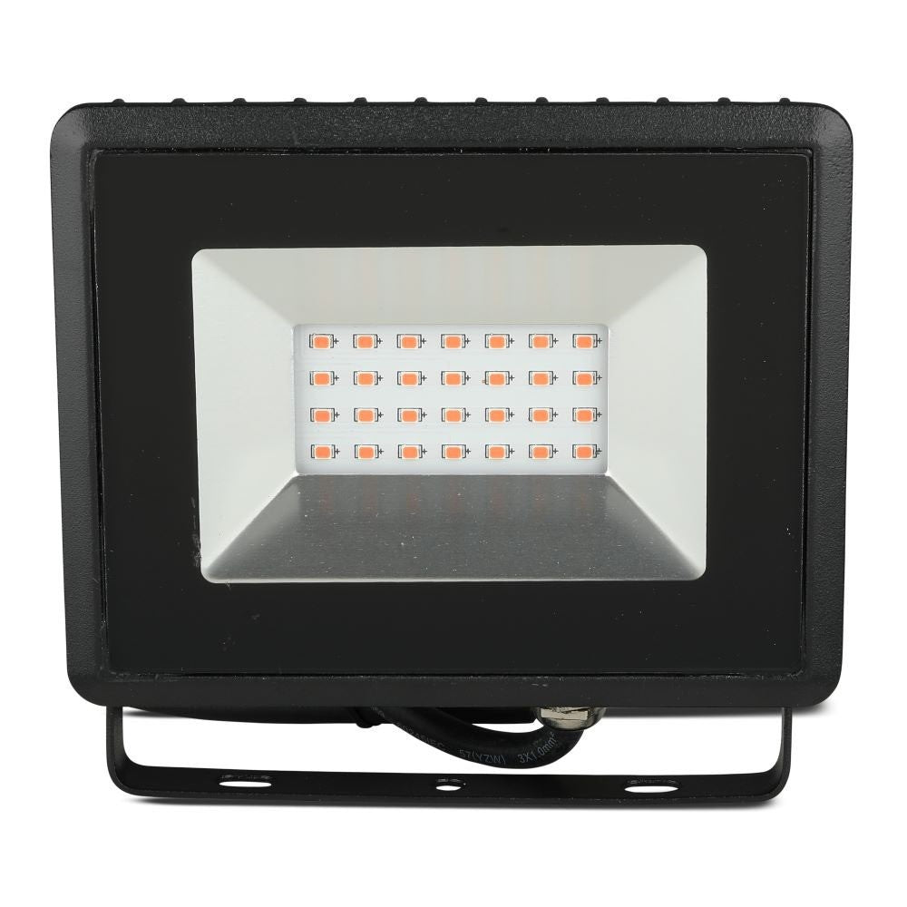 20W Naświetlacz LED SMD / Barwa: Czerwony / Obudowa: Czarna