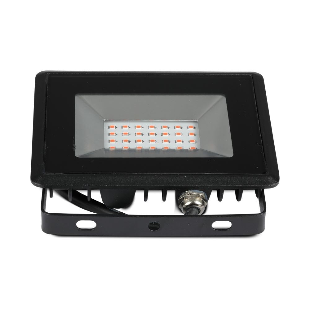 20W Naświetlacz LED SMD / Barwa: Czerwony / Obudowa: Czarna