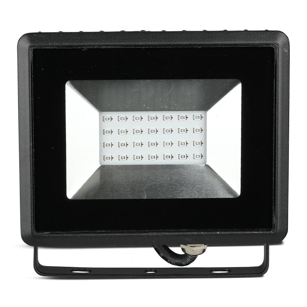 20W Naświetlacz LED SMD / Barwa: Niebieski / Obudowa: Czarna