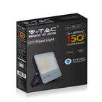 100W Naświetlacz LED SMD / Barwa:3000K / Obudowa: Czarna / Skuteczność 150lm/W