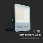 100W Naświetlacz LED SMD / Barwa:3000K / Obudowa: Czarna / Skuteczność 150lm/W