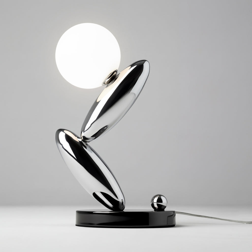 Maytoni Lampa stołowa Resonance - Metal - Platynowy MOD482TL-L6PT3K