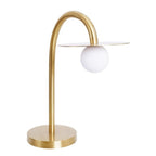 Maxlight Lampa stołowa Enigma - Metal + szkło - Złoty T0054