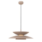 Maxlight Lampa wisząca Mayumi - Aluminium - Beżowy NCS S 3010-Y50R P0698