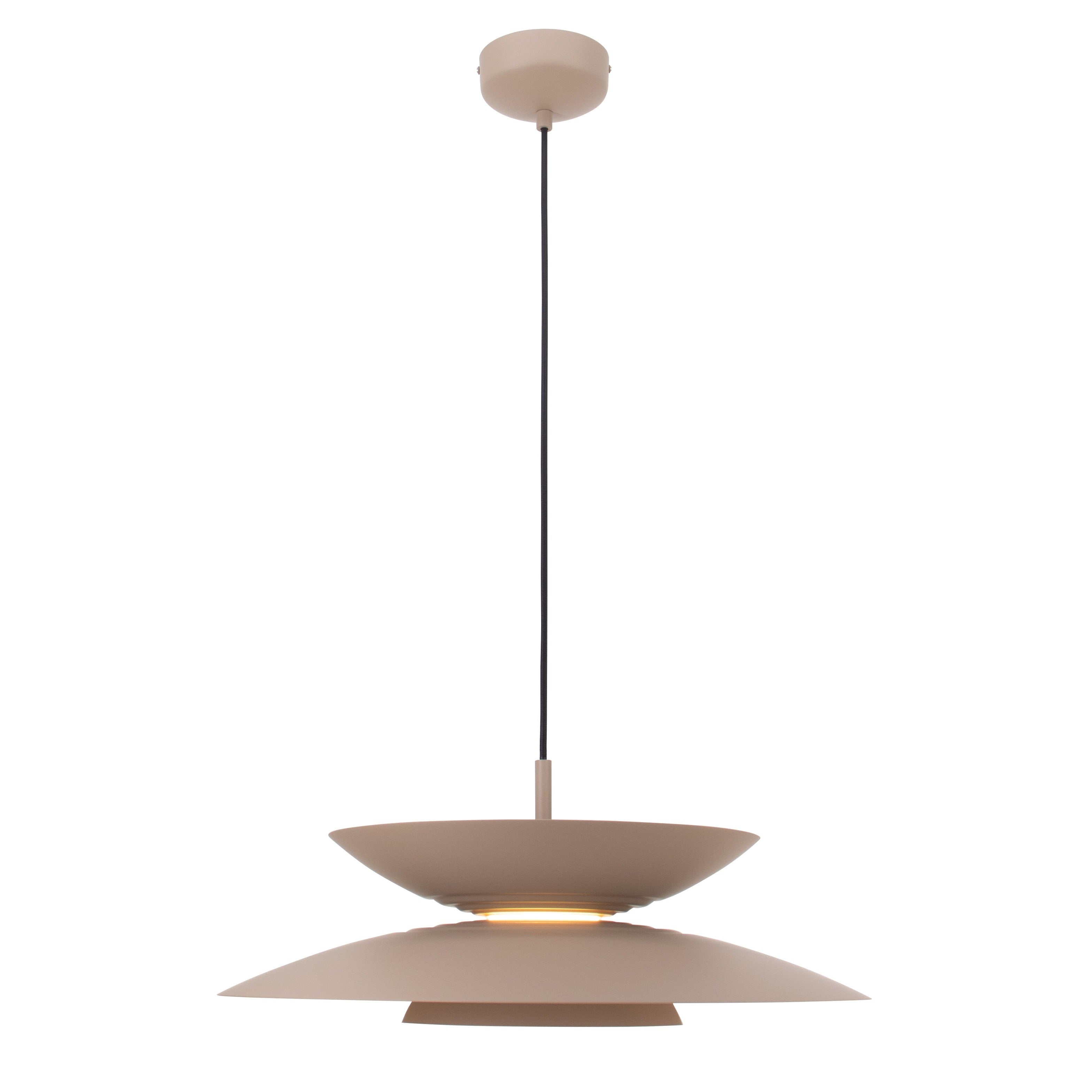 Maxlight Lampa wisząca Mayumi - Aluminium - Beżowy NCS S 3010-Y50R P0698