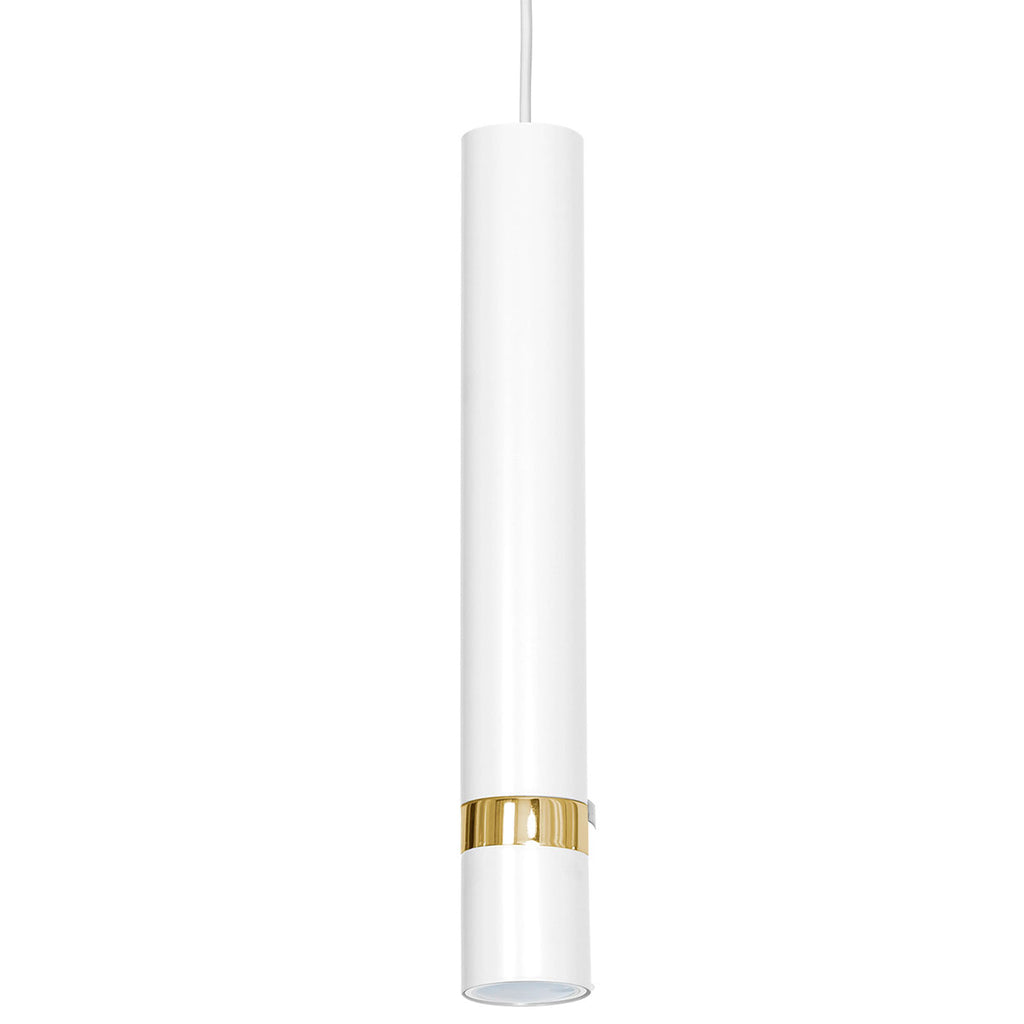 żyrandol Reno white/gold 1xGU10