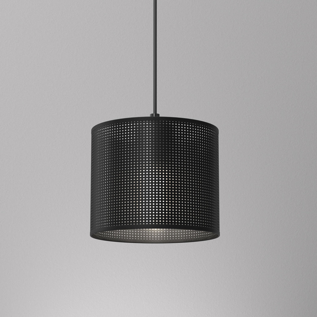 żyrandol Loft shade black, cylinder shade dia 180, h 150 black 1xE27