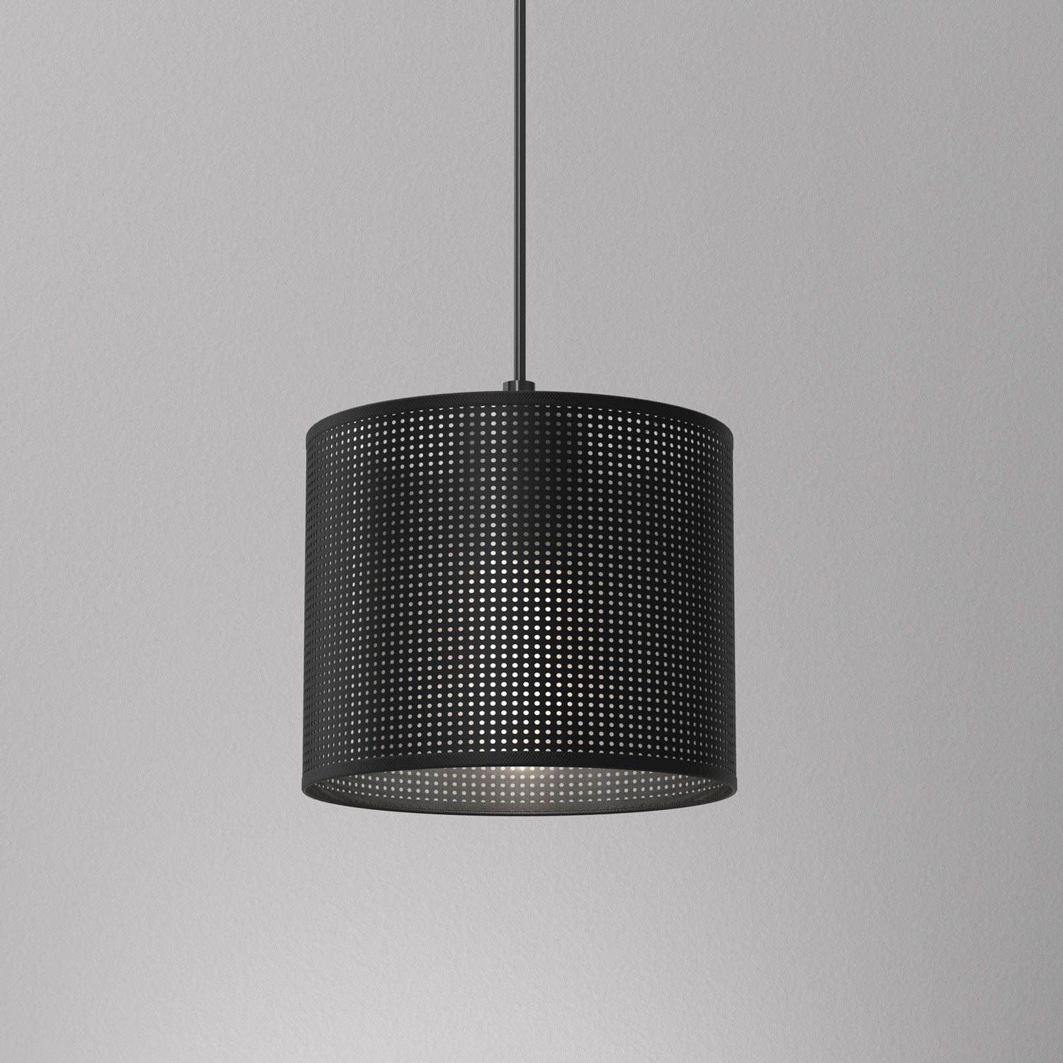 żyrandol Loft shade black, cylinder shade dia 180, h 150 black 1xE27