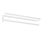 wall towel hanger 60 cm - double, white
