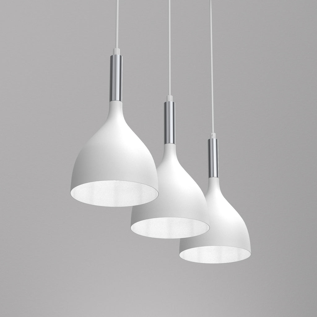żyrandol line bar Noak white/chrome 3xE27