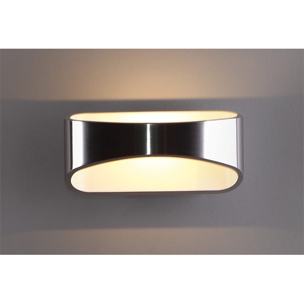Maxlight Kinkiet Hugo - Aluminium - Biały W0053