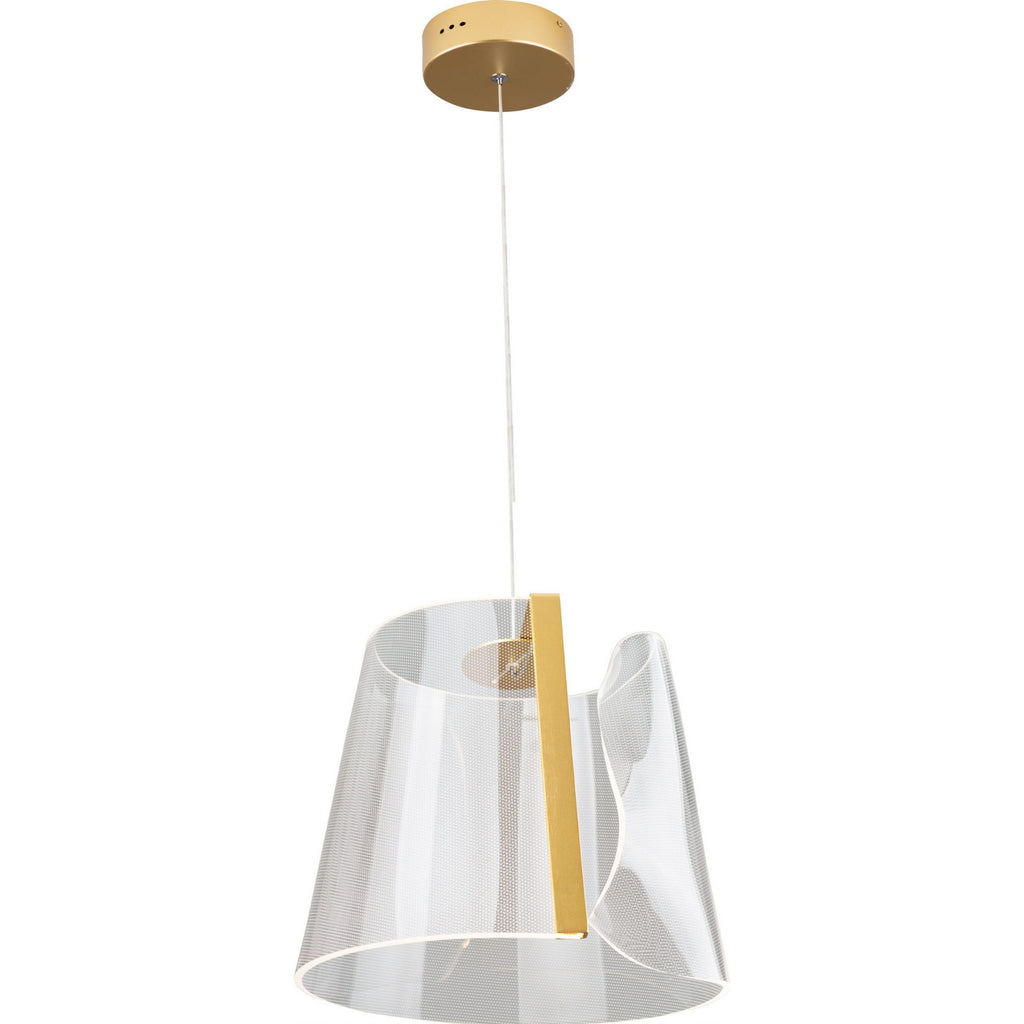 Maxlight Lampa wisząca Seda - Metal + akryl - Złoty P0384