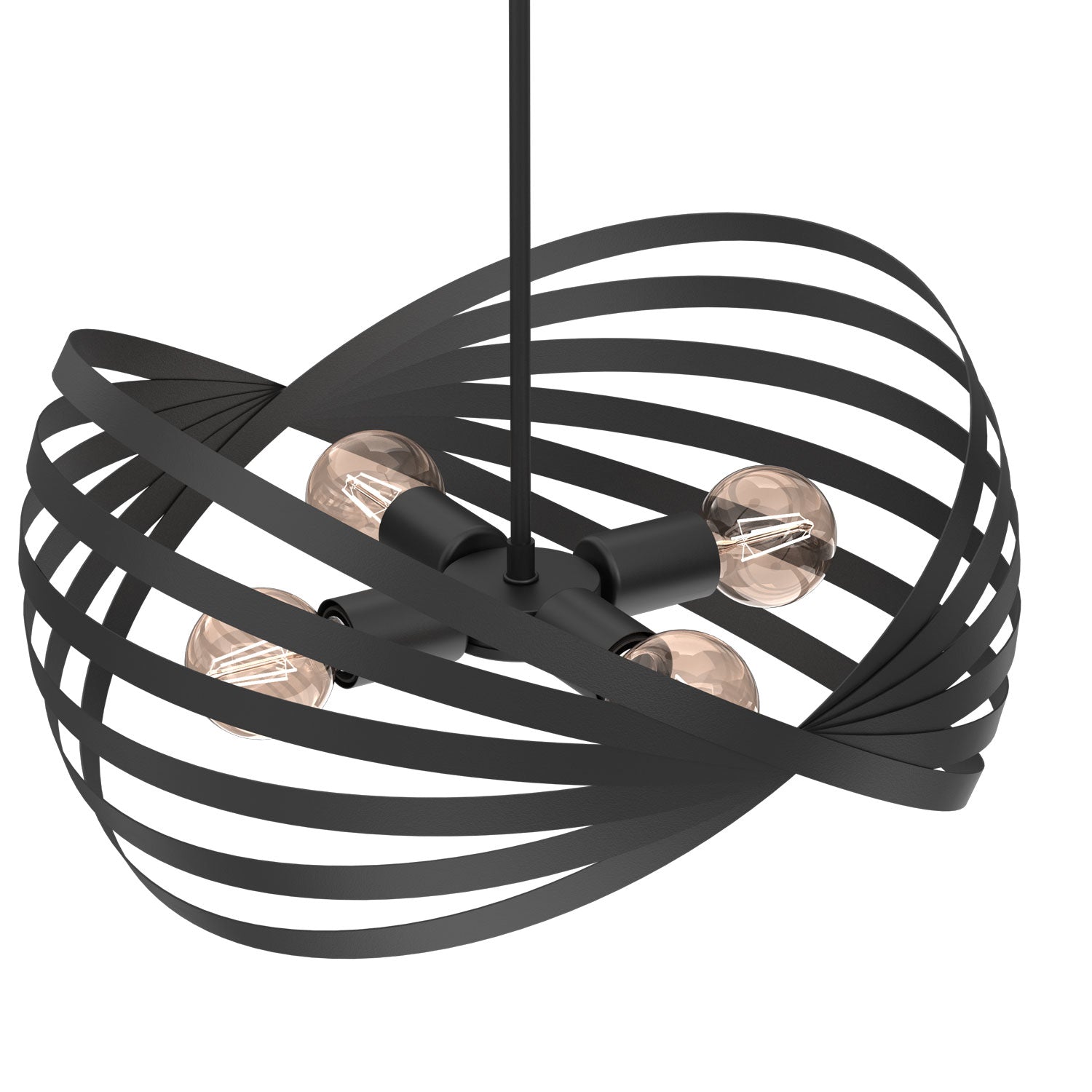 żyrandol Sparkle black 4xE27