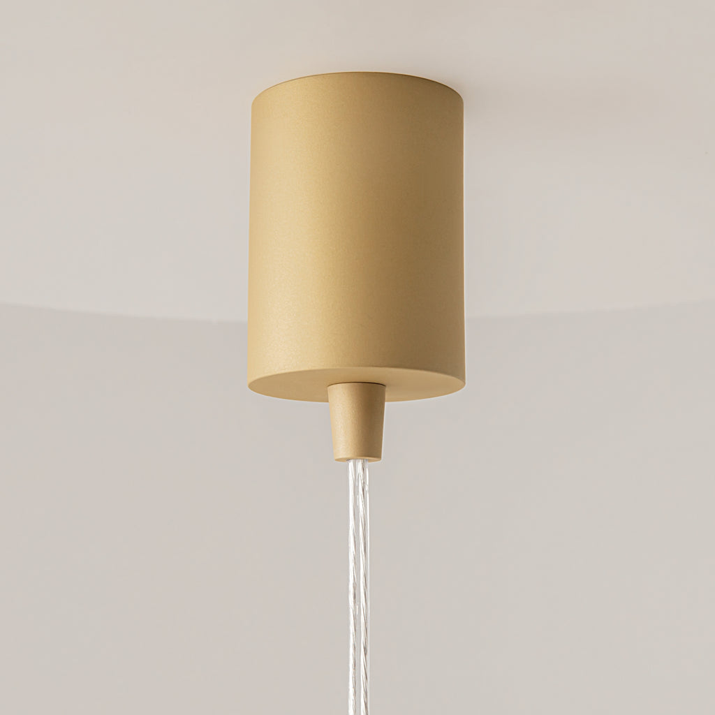 Maytoni Lampa wisząca Dynamics - Aluminium - Złoty MOD326PL-01MG