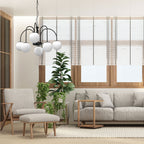 żyrandol Cambridge (glass 2815) black 6xE14