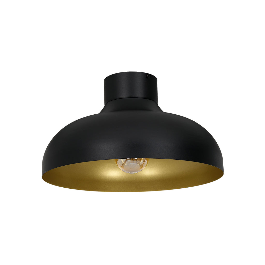 plafon Basca black/gold 1xE27