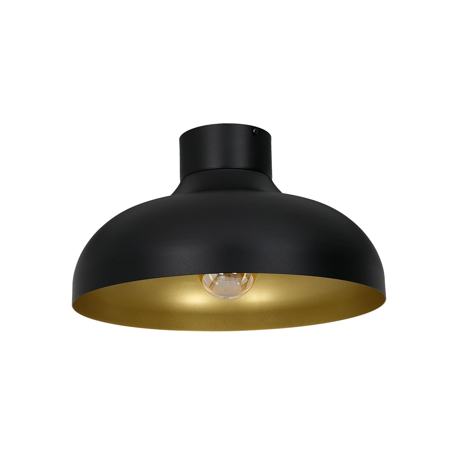plafon Basca black/gold 1xE27