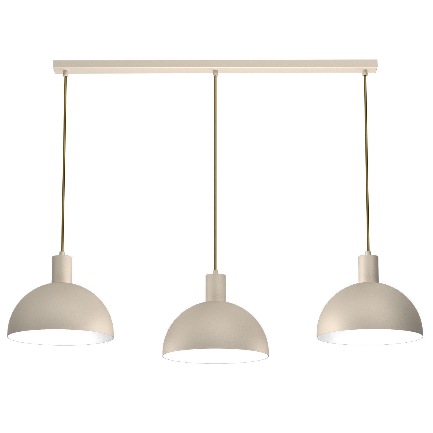 żyrandol Handa beige 3xE27