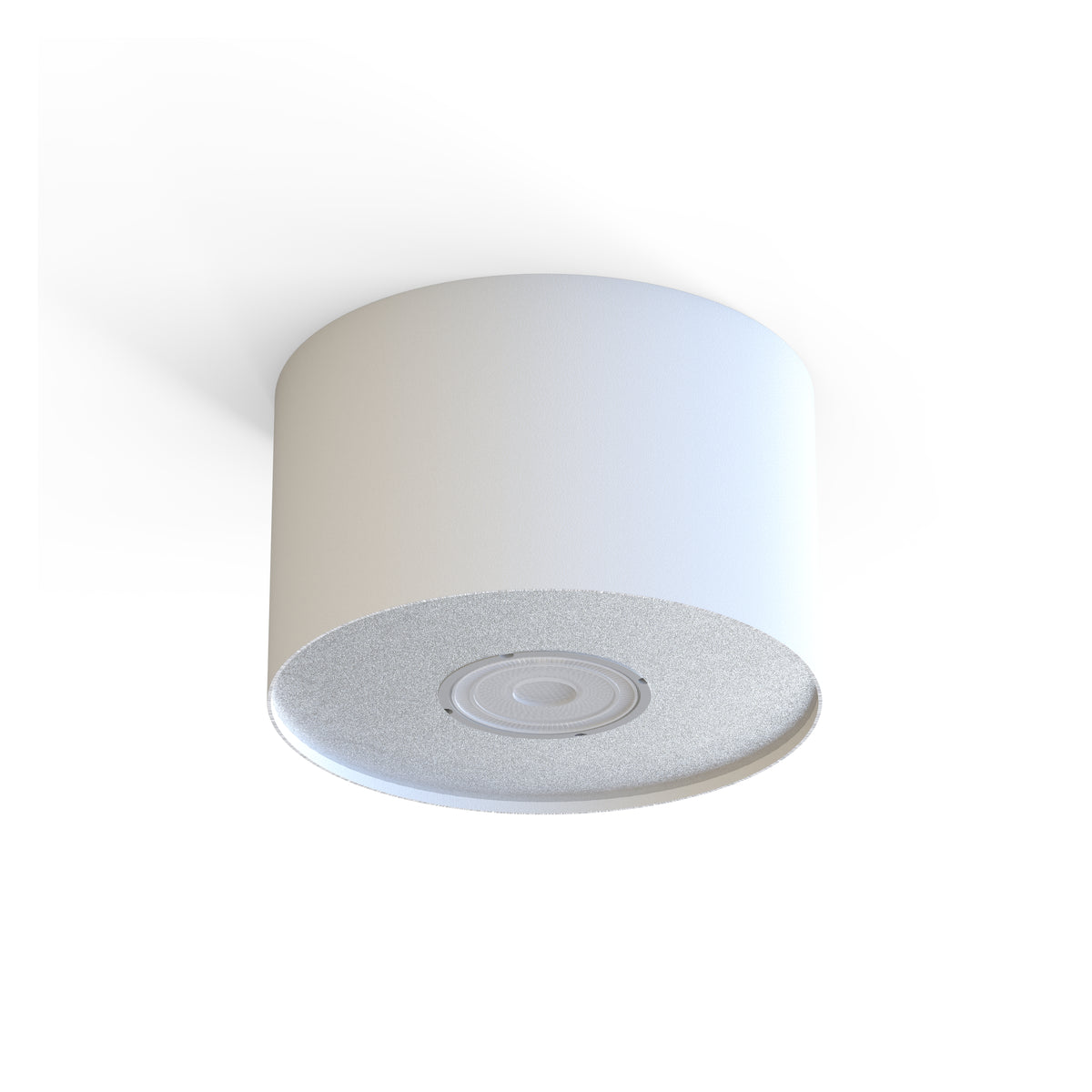Nowodvorski Lampa downlights natynkowa POINT S 10W only LED 50/60Hz - Stal lakierowana - Biały 6000 - lampa włączona