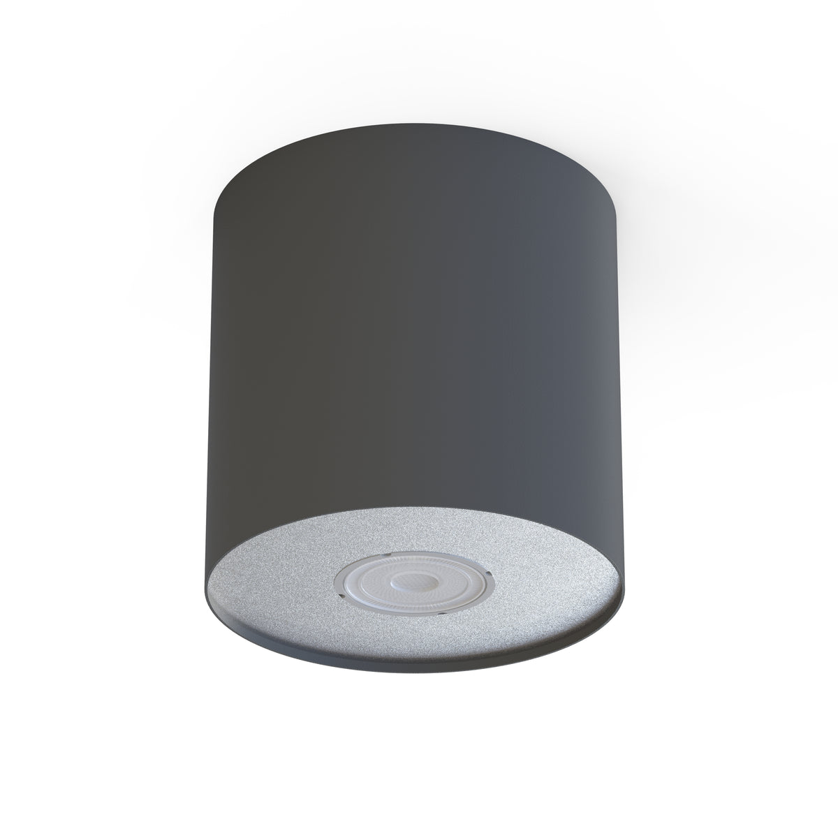 Nowodvorski Lampa downlights natynkowa POINT M 10W only LED 50/60Hz - Stal lakierowana - Grafitowy 6007 - lampa włączona