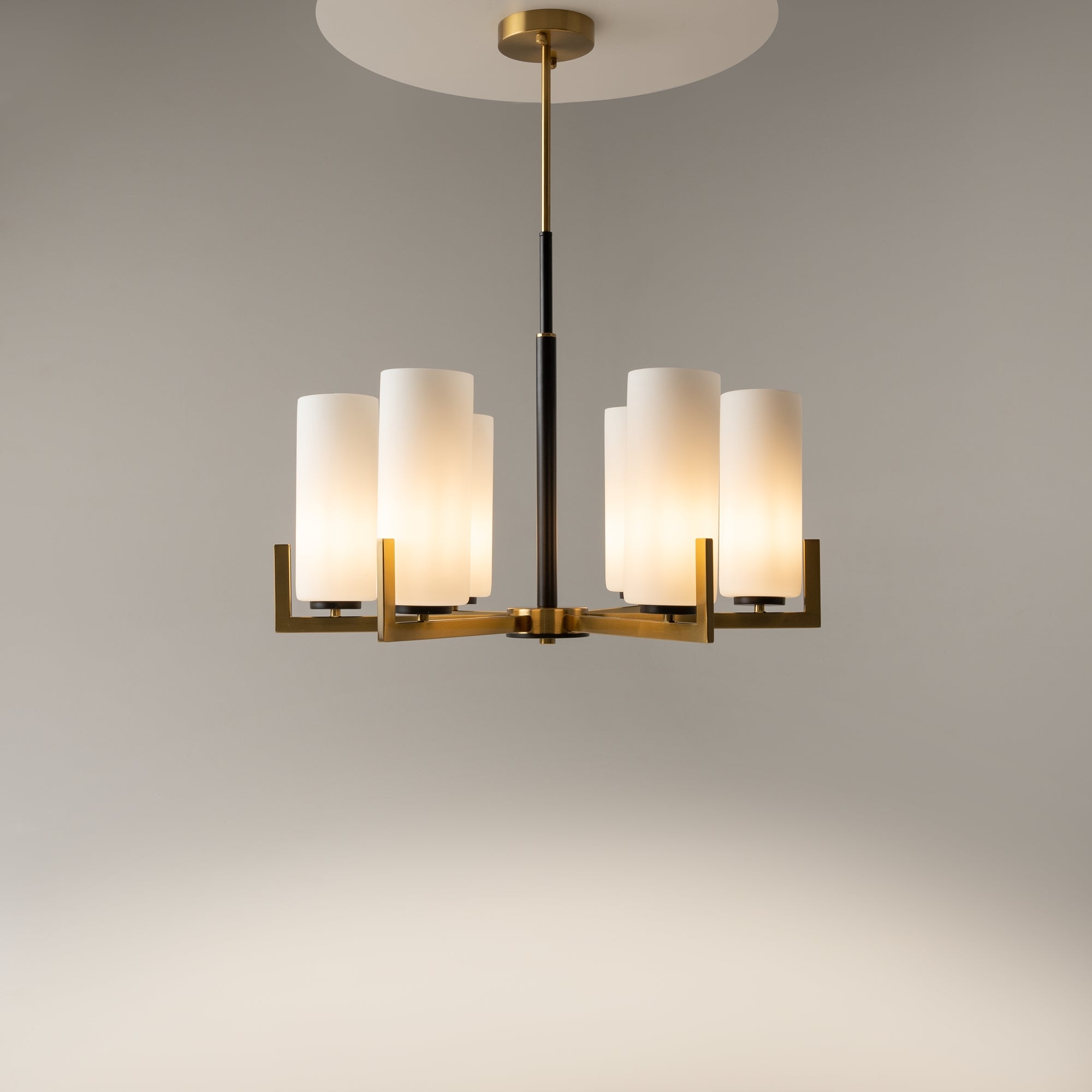Maytoni Lampa wisząca Fortano - Metal - Czarny + mosiądz MOD089PL-06BS