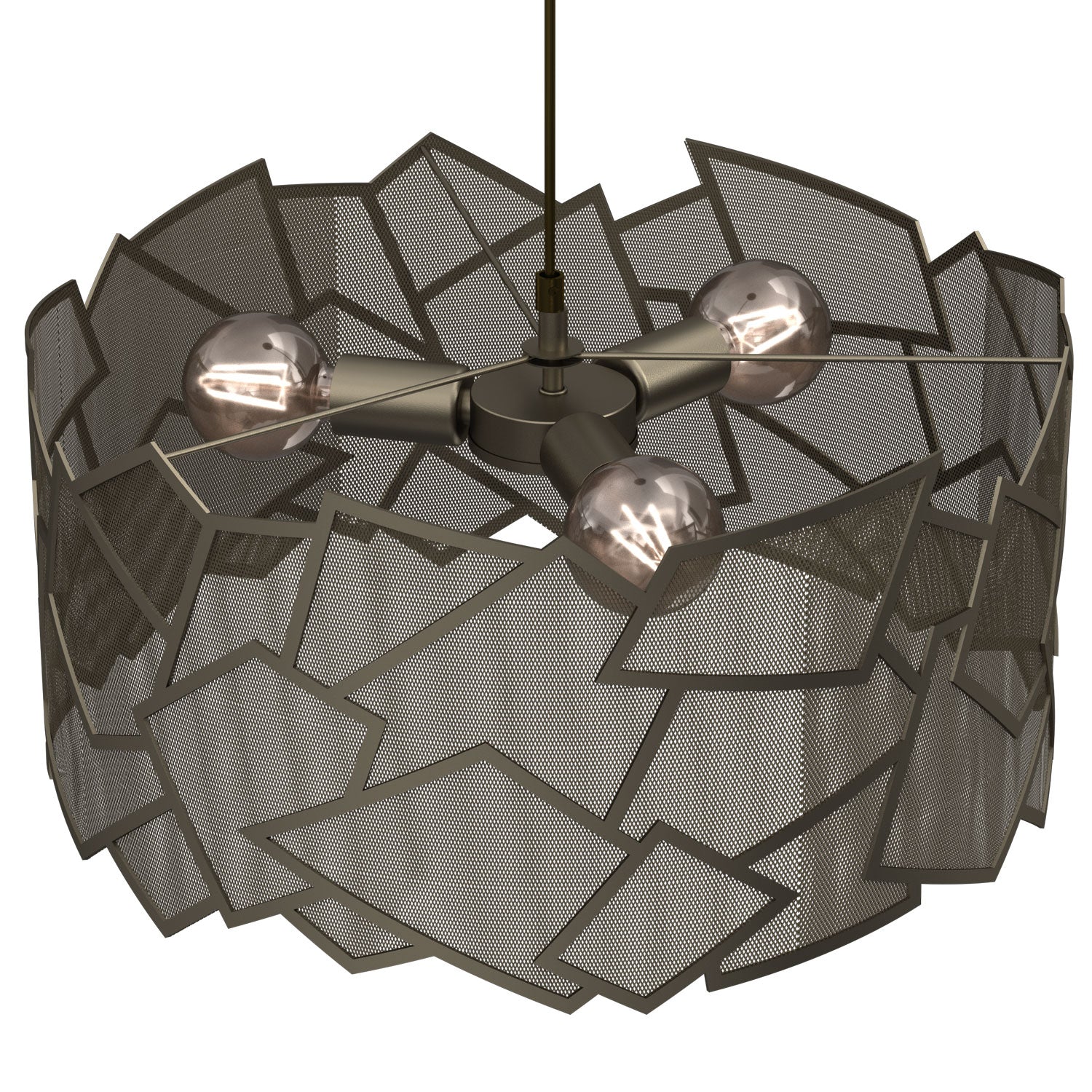 żyrandol Camo titanium-bronze 3xE27