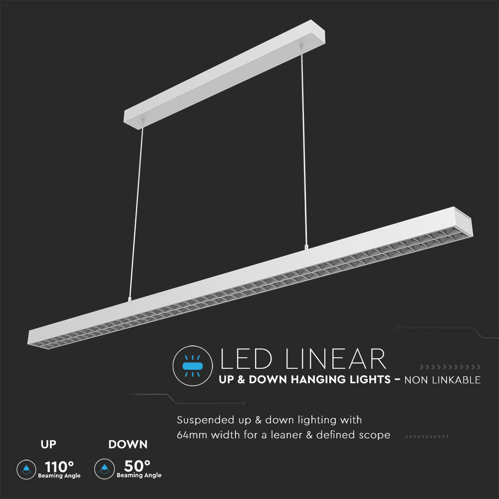 60W Lampa Biurowa / Chip SAMSUNG / Barwa:4000K / Obudowa: Biały