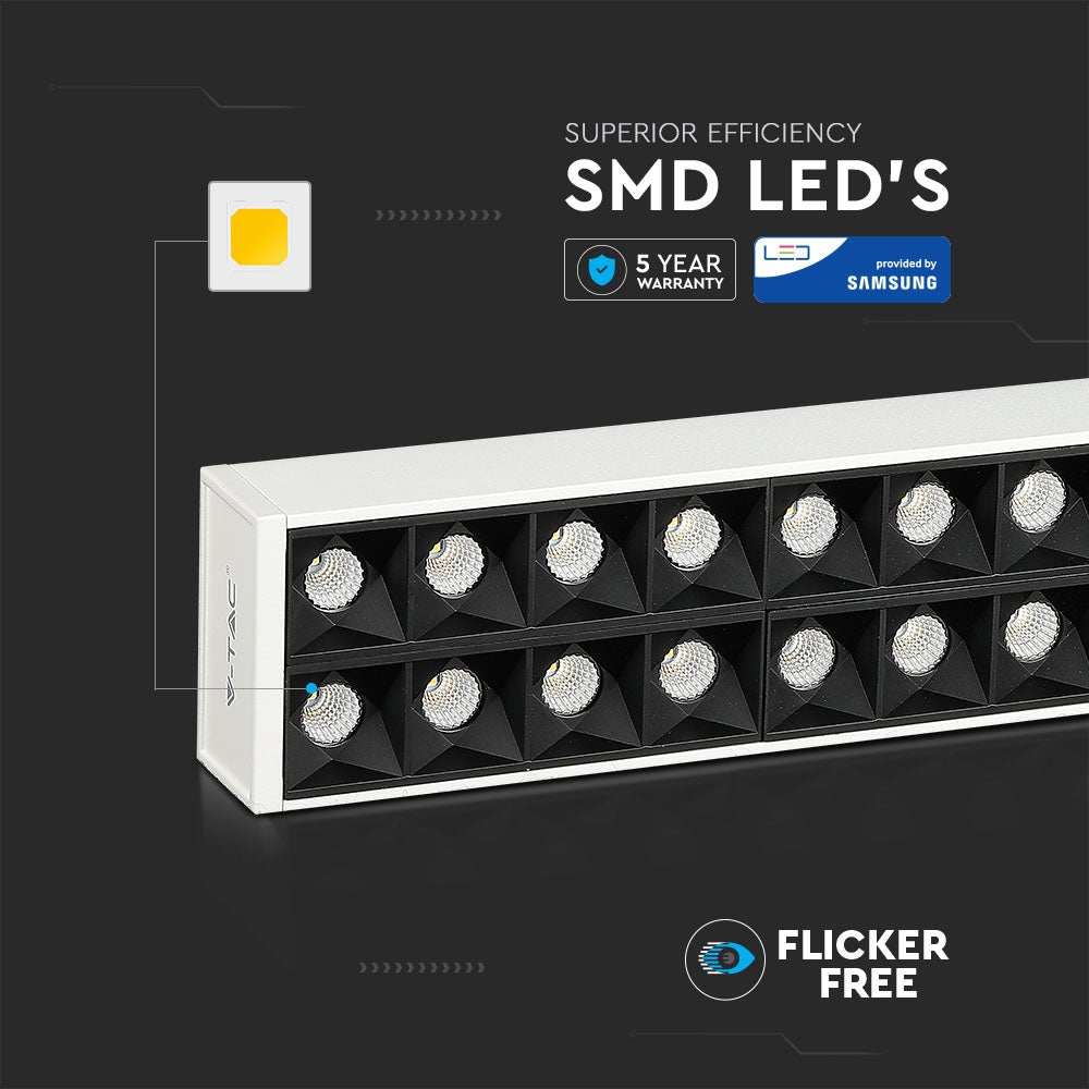60W Lampa Biurowa / Chip SAMSUNG / Barwa:4000K / Obudowa: Biały