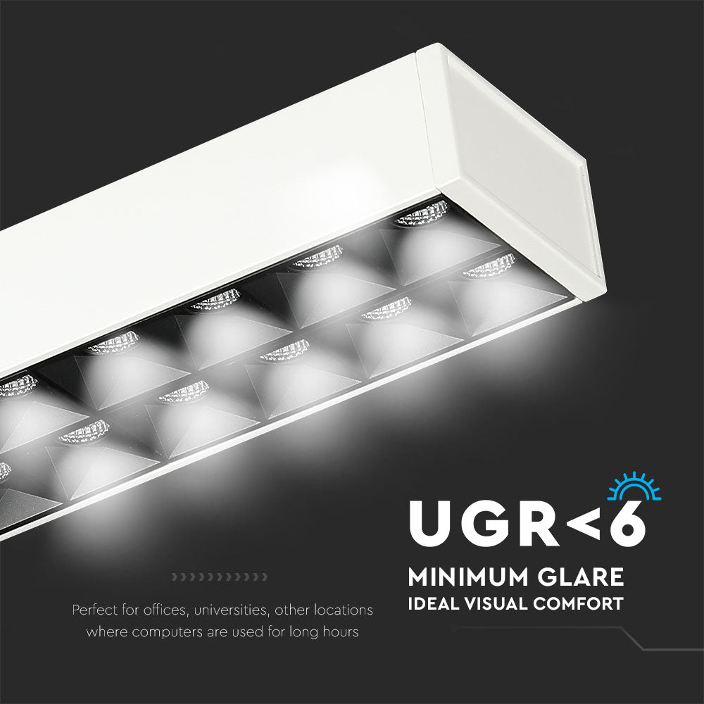 60W Lampa Biurowa / Chip SAMSUNG / Barwa:4000K / Obudowa: Biały