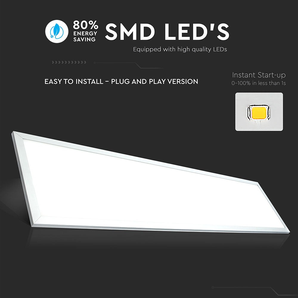 45W Panel LED 1200x300mm / Barwa:3000K / Opakowanie: 6szt.