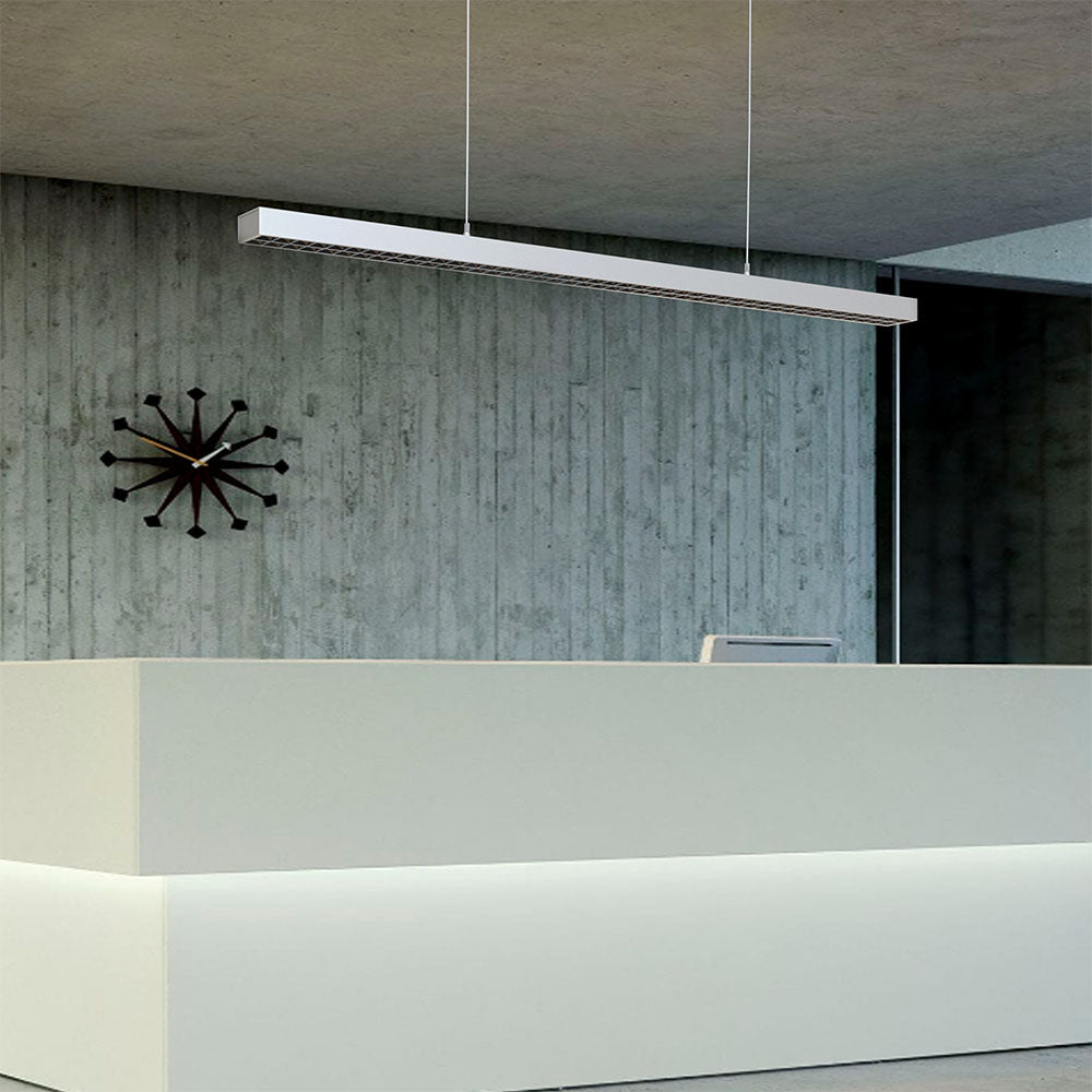 60W Lampa Biurowa / Chip SAMSUNG / Barwa:4000K / Obudowa: Srebrny