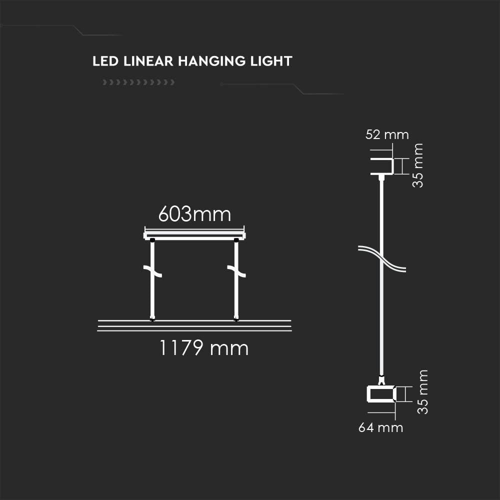 60W Lampa Biurowa / Chip SAMSUNG / Barwa:4000K / Obudowa: Srebrny
