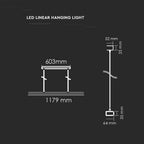 60W Lampa Biurowa / Chip SAMSUNG / Barwa:4000K / Obudowa: Srebrny