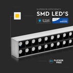 60W Lampa Biurowa / Chip SAMSUNG / Barwa:4000K / Obudowa: Srebrny