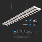 60W Lampa Biurowa / Możliwość łączenia / Chip SAMSUNG / Barwa:4000K / 5 Lat gwarancji / Obudowa: Biały