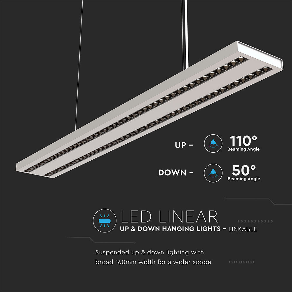 60W Lampa Biurowa / Możliwość łączenia / Chip SAMSUNG / Barwa:4000K / 5 Lat gwarancji / Obudowa: Biały