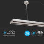 60W Lampa Biurowa / Możliwość łączenia / Chip SAMSUNG / Barwa:4000K / 5 Lat gwarancji / Obudowa: Biały