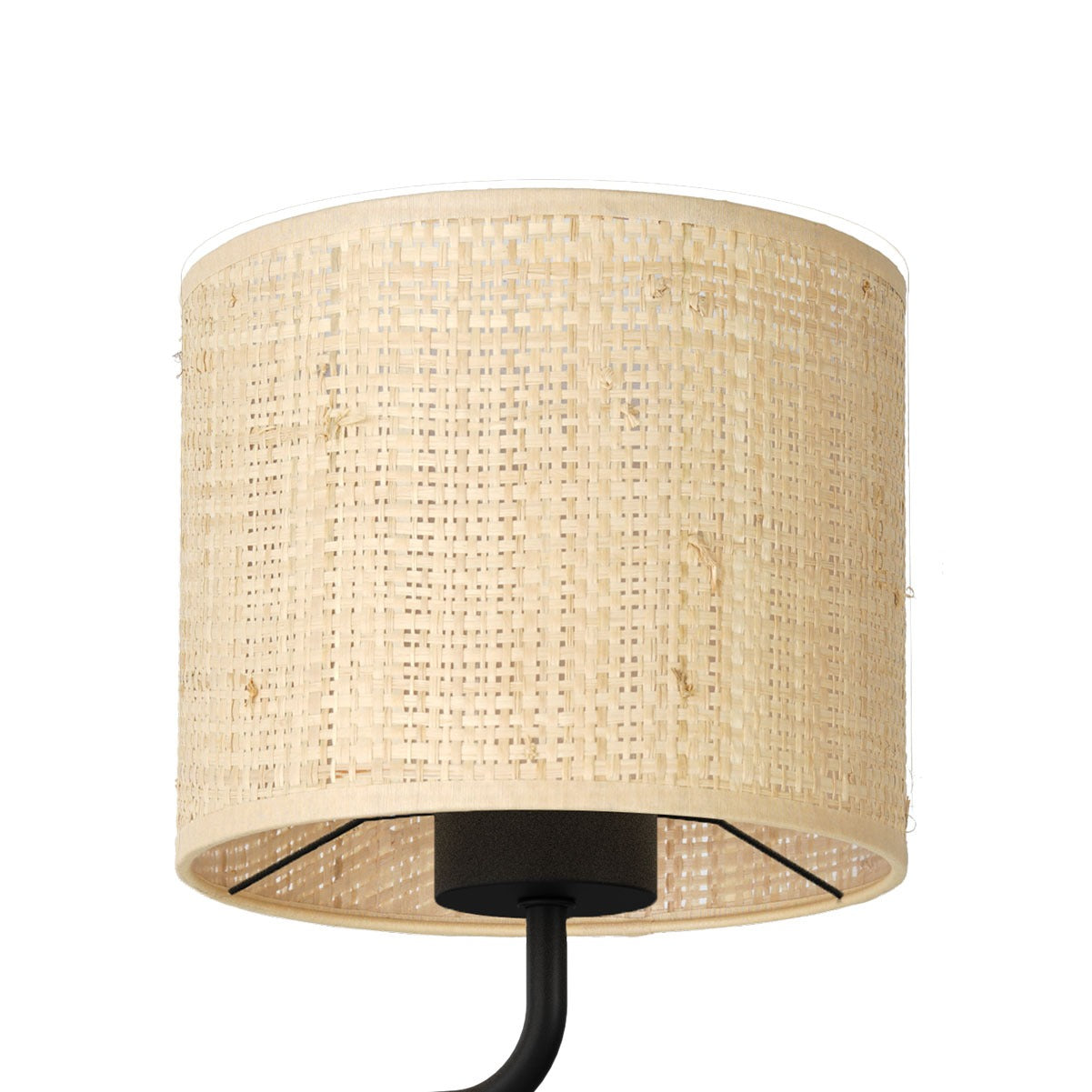 kinkiet G9+E27 Rattan cylinder shade dia 180, h 150 1xG9+1xE27