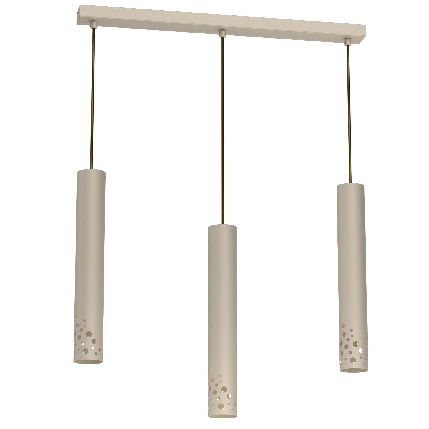 żyrandol Tibia Buble line bar 600 mm beige 3xGU10