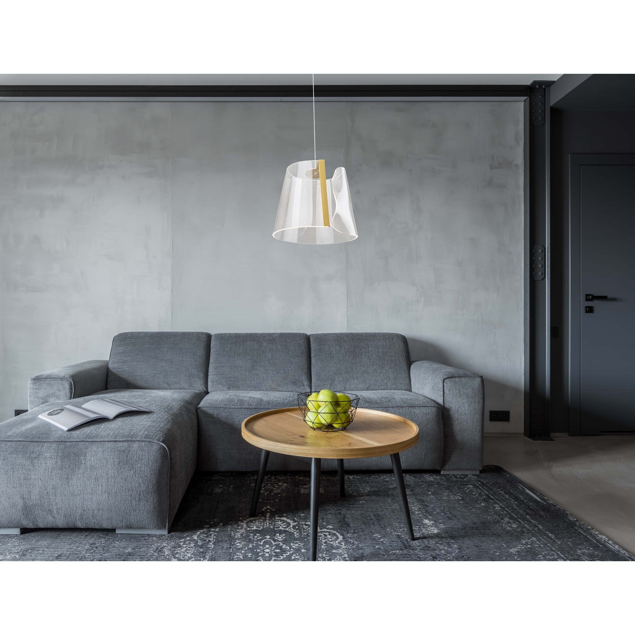 Maxlight Lampa wisząca Seda - Metal + akryl - Złoty P0384