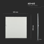 45W Panel LED 600x600mm / Barwa:6000K / Kwadratowa / UGR19